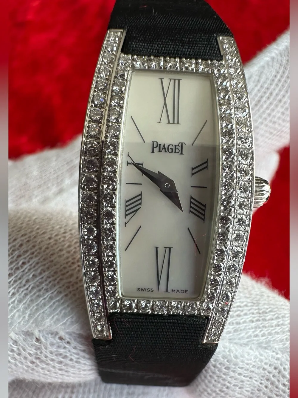 Piaget Limelight Ref. 54035 18K White Gold Factory Diamond Cal. 59P Quartz